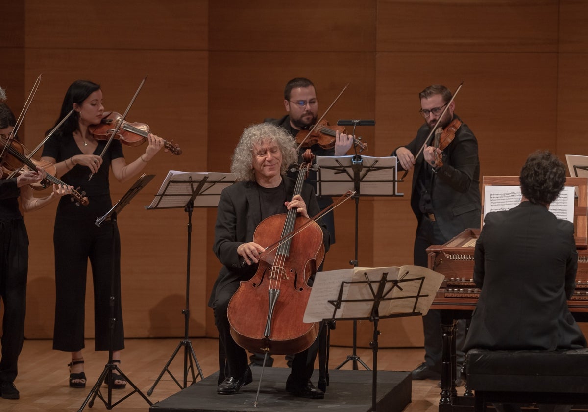 Steven Isserlis durante el concierto ofrecido con Tiento Nuovo