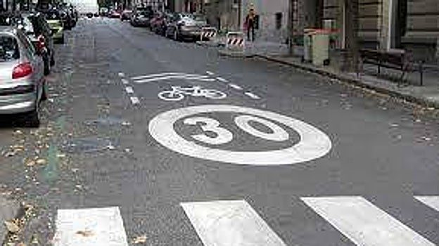 Así quedaría la nueva señal sobre las calles