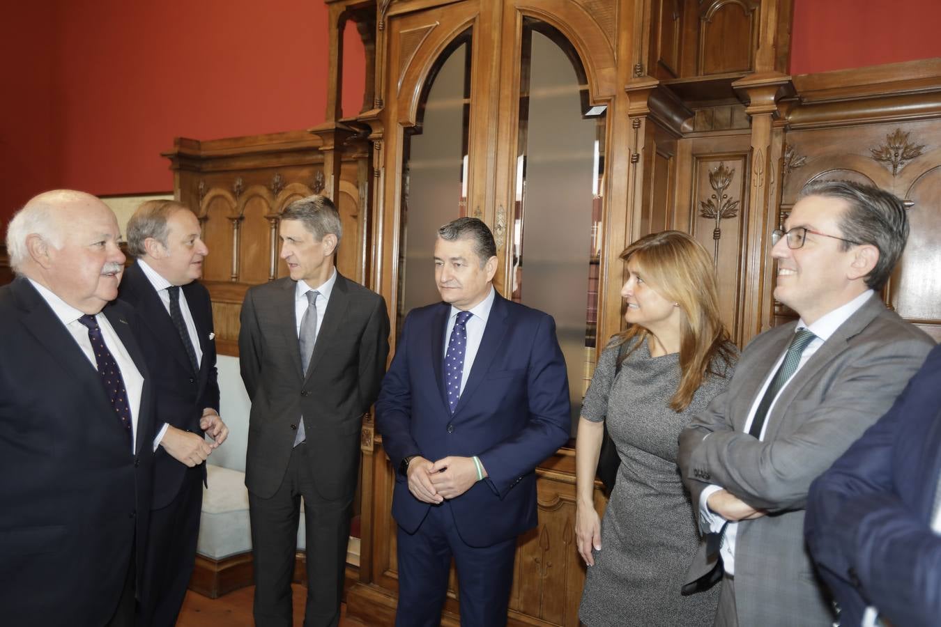 Jesús Aguirre, Álvaro Rodríguez Guitart, José Manuel Domínguez, Antonio Sanz, Ana Delgado y Sergio Corral