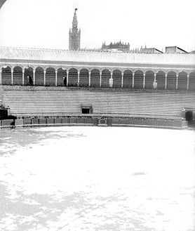 Imagen secundaria 2 - Tal día como hoy, 2 de febrero (pero de 1954), un manto blanco de nieve cubrió Sevilla: las fotografías de aquella jornada