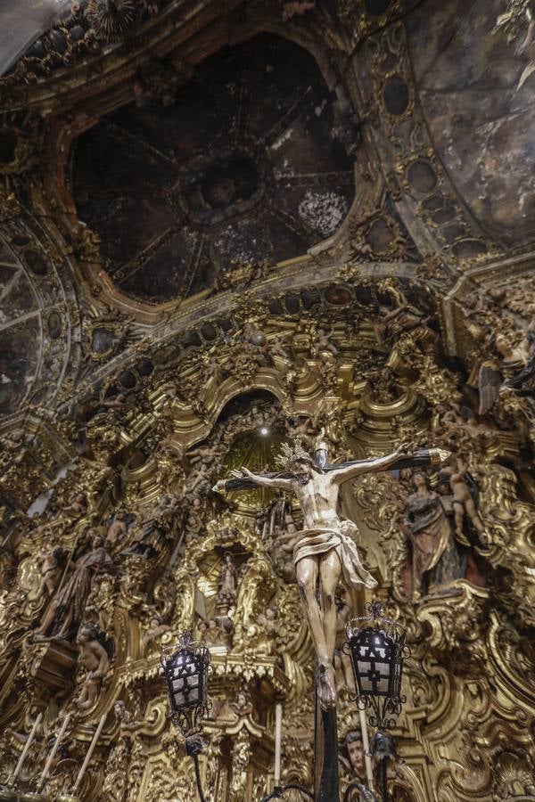 Visita a la nueva fase de restauración de las pinturas murales de la capillita de San José