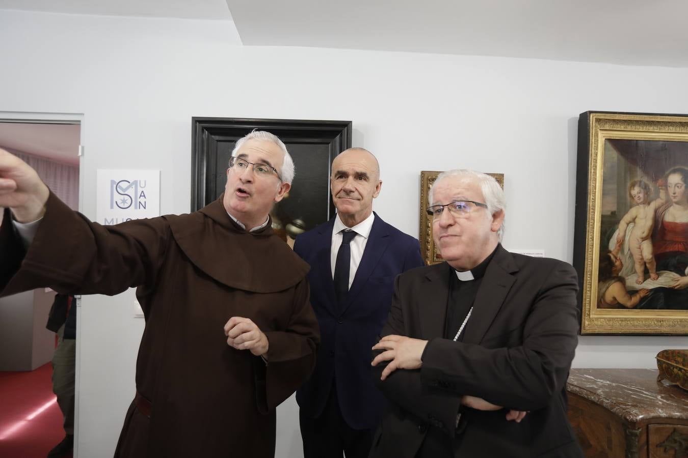 Inauguración de la ampliación del museo del Santo Ángel