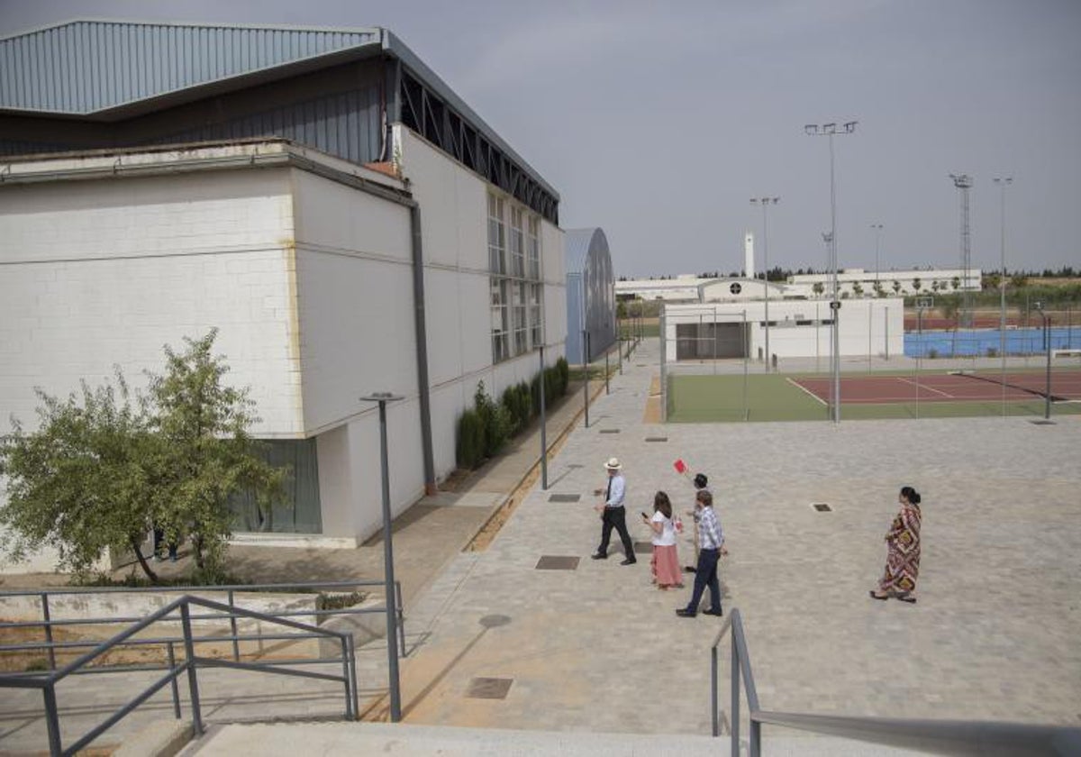 Instalaciones del futuro campus del CEU Fernando III en Bormujos