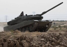 Llega a la planta de Santa Bárbara de Sevilla el sexto tanque Leopard para ser reparado y enviado a Ucrania