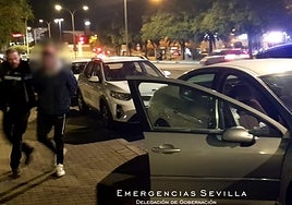 Pillado 'in fraganti' mientras robaba en el interior de un coche en Sevilla