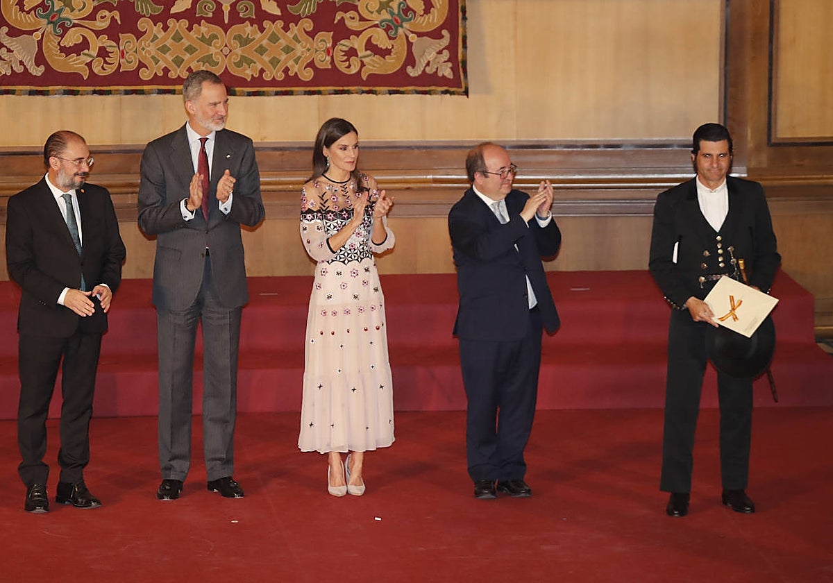 Morante de la Puebla ha recibido el Premio Nacional de Tauromaquia este lunes en Zaragoza