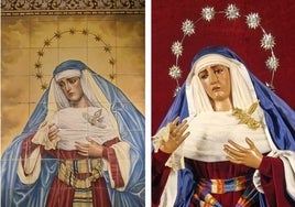 La Virgen de la Hiniesta, como en el azulejo de San Julián