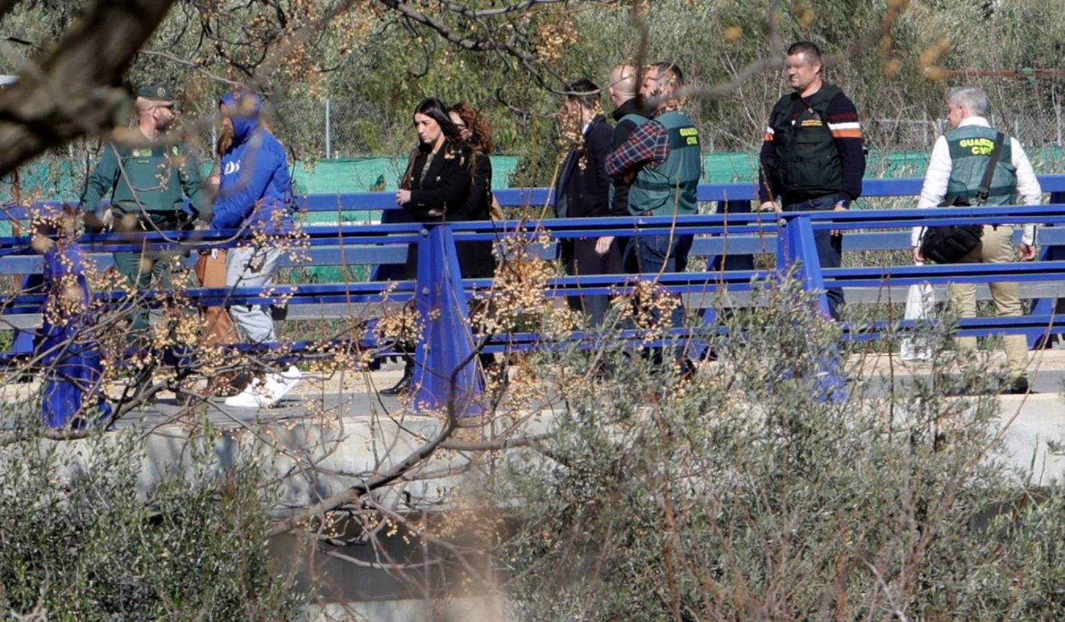 En imágenes, tensión durante la reconstrucción del crimen de El Rubio