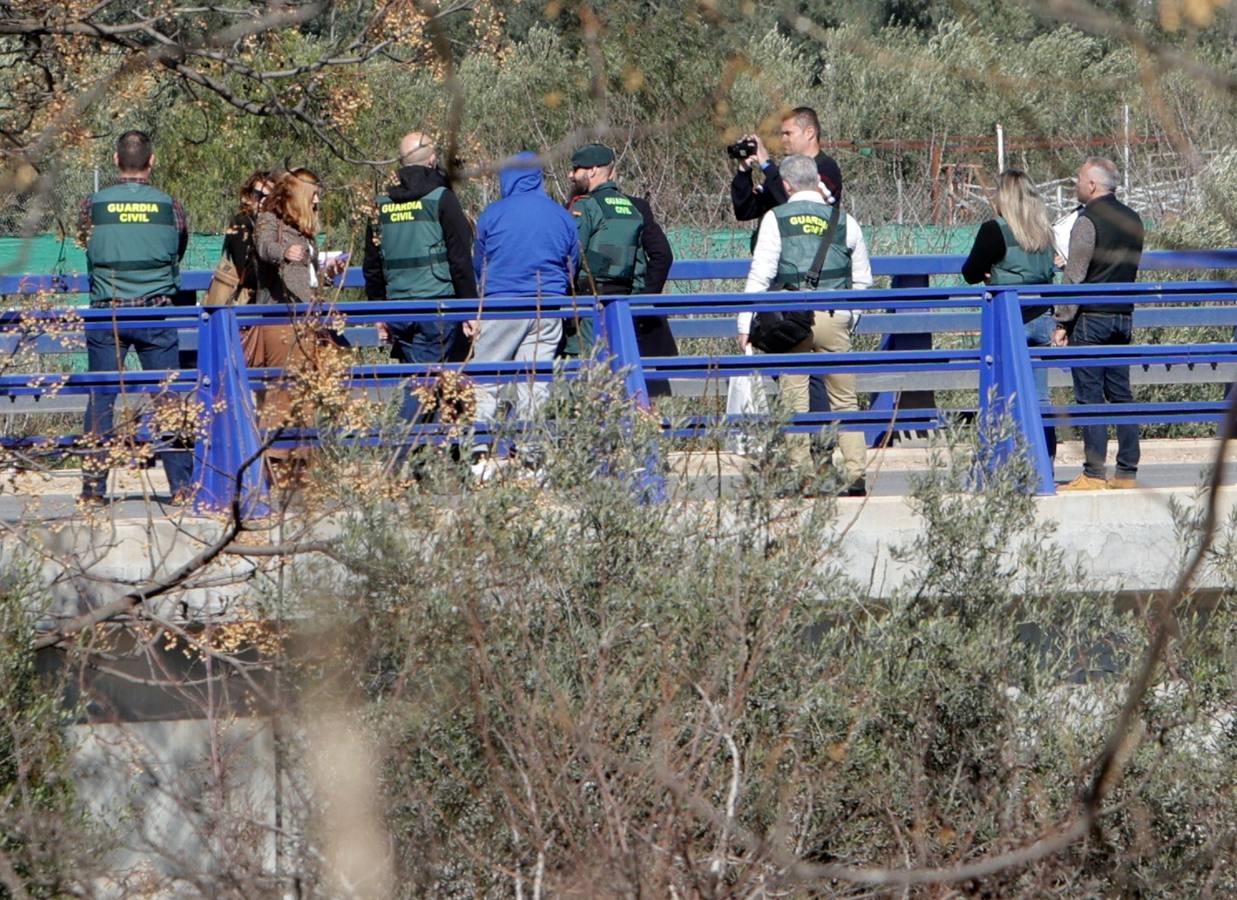 En imágenes, tensión durante la reconstrucción del crimen de El Rubio