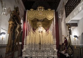 Montesión: el primer palio montado al completo para la Semana Santa de Sevilla de 2023