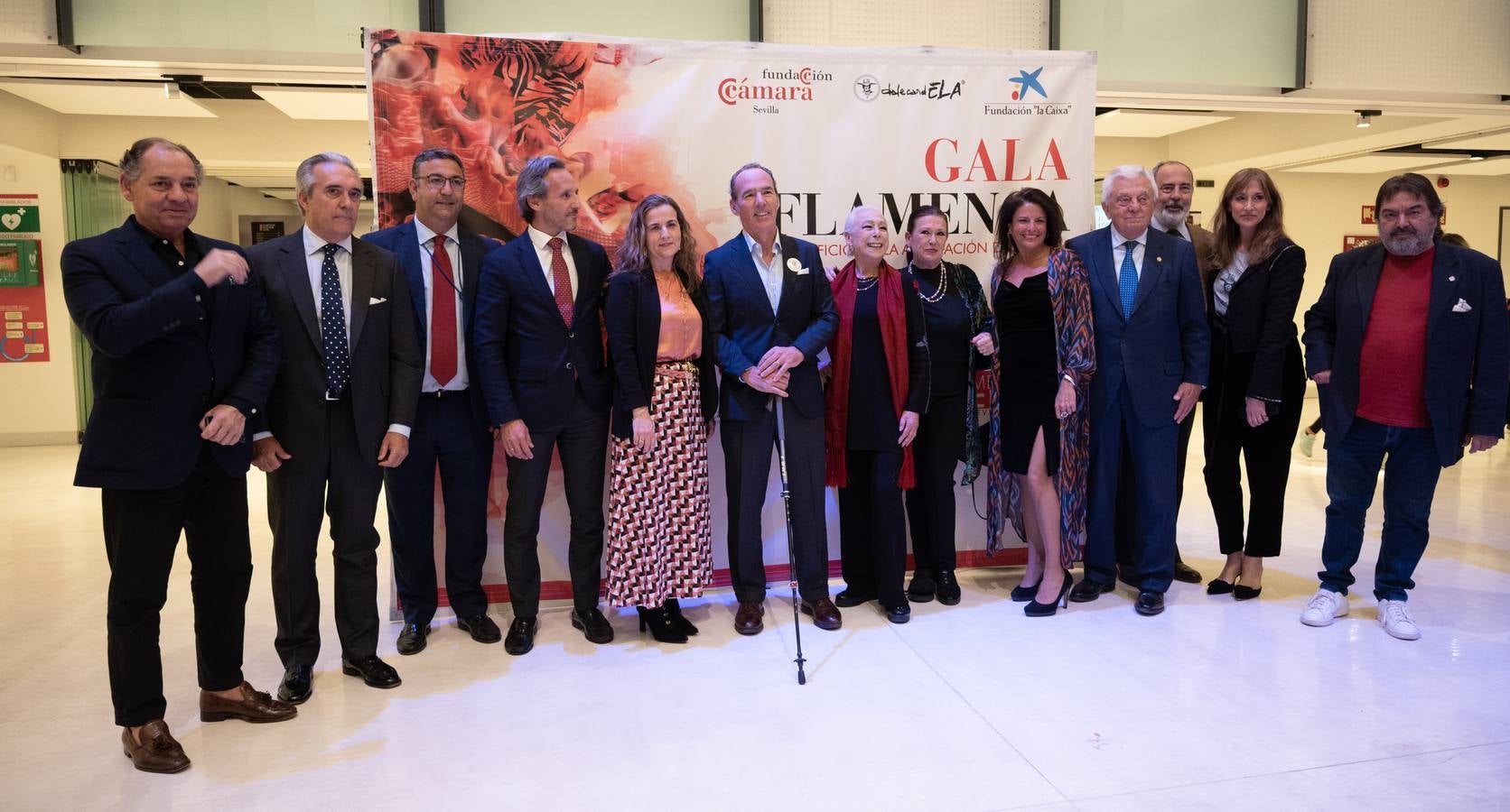 Diferentes momentos de la gala flamenca a beneficio de la Asociación DalecandELA