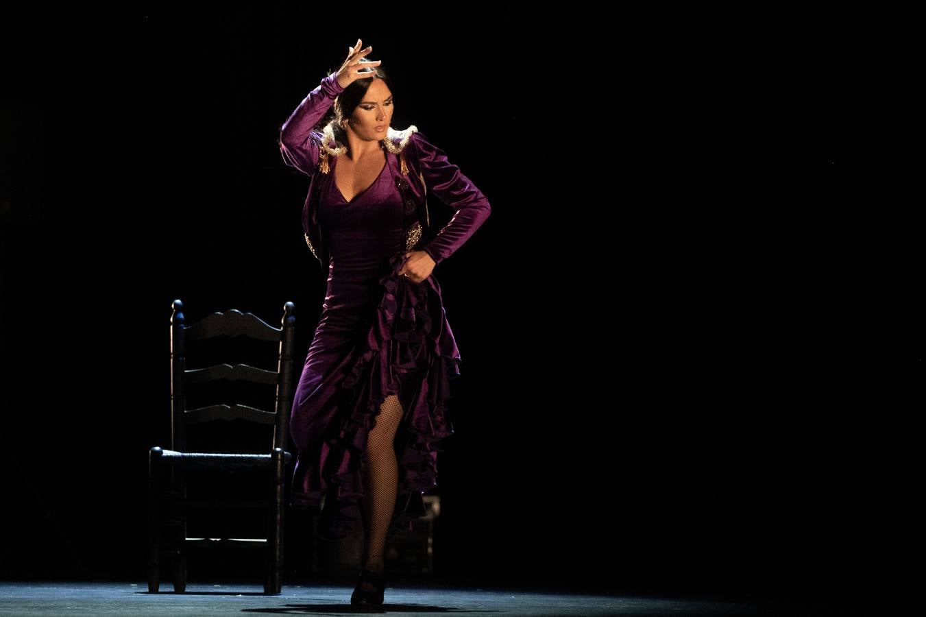 Diferentes momentos de la gala flamenca a beneficio de la Asociación DalecandELA
