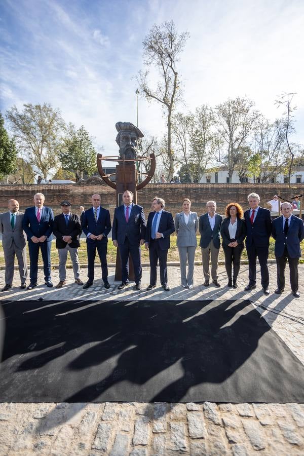 Inauguración del monumento a Juan Sebastián Elcano en el Muelle de Nueva York
