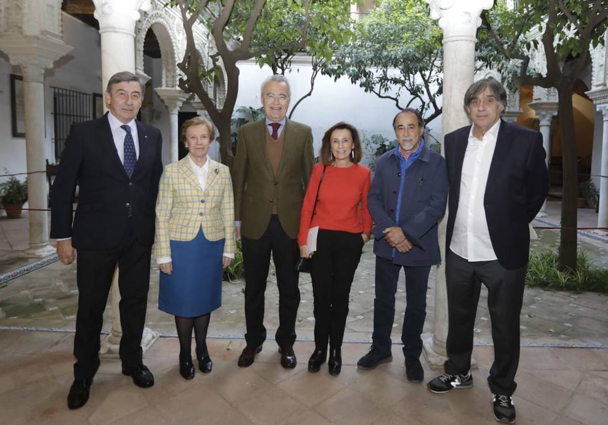 Santiago León Domecq, Pilar León, Pablo Gutiérrez-Alviz, Fátima Halcón, Luis Francisco Esplá y Agustín Díaz Yanes