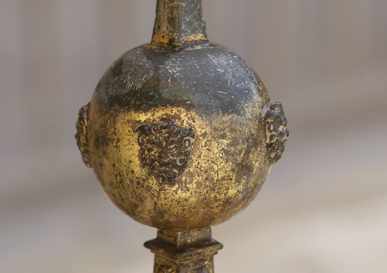 Imágenes de la fuente del Alcázar y los numerosos detalles que han salido a la luz