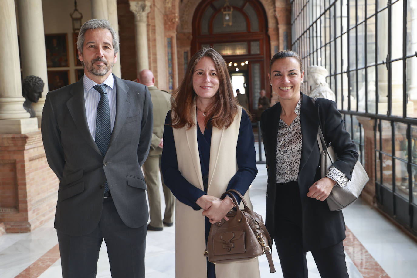 Esteban Roche, María José Sánchez y Alicia Hernández