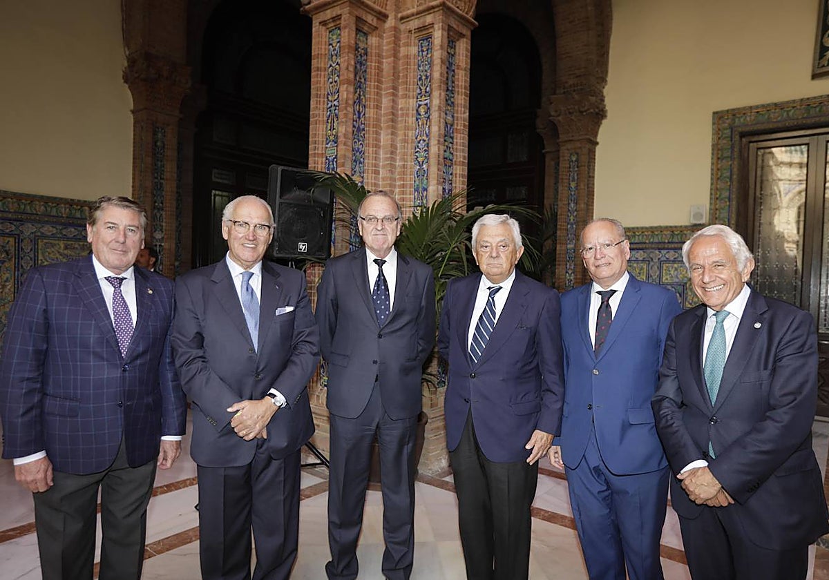 Miguel Gallego, Eustasio Cobreros, Eusebio Pérez, Francisco Herrero, Álvaro Ybarra y Antonio Pascual