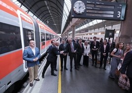 Sevilla coge «el tren del progreso» con la llegada del Iryo, la compañía privada que rompe el monopolio de Renfe
