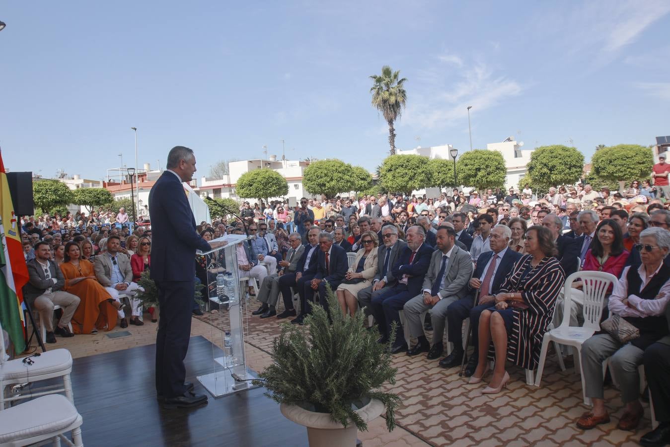 Inauguración del monumento a Curro Romero en La Algaba