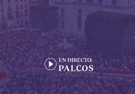 Domingo de Ramos en Sevilla, en directo: plaza de San Francisco (palcos)