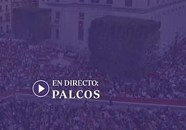 Martes Santo en Sevilla, en directo: plaza de San Francisco (palcos)