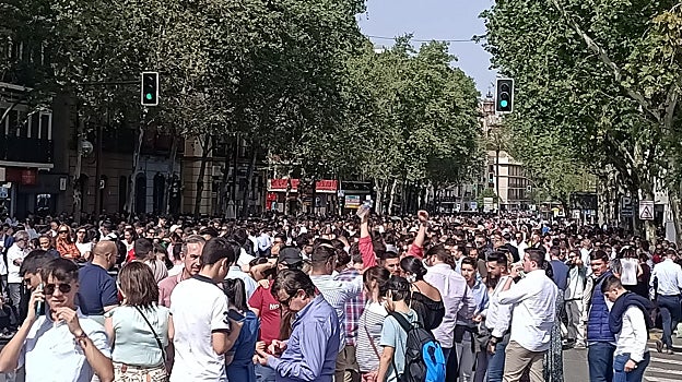 Situación de la zona de res Católicos a la espera de la llegada de San Gonzalo
