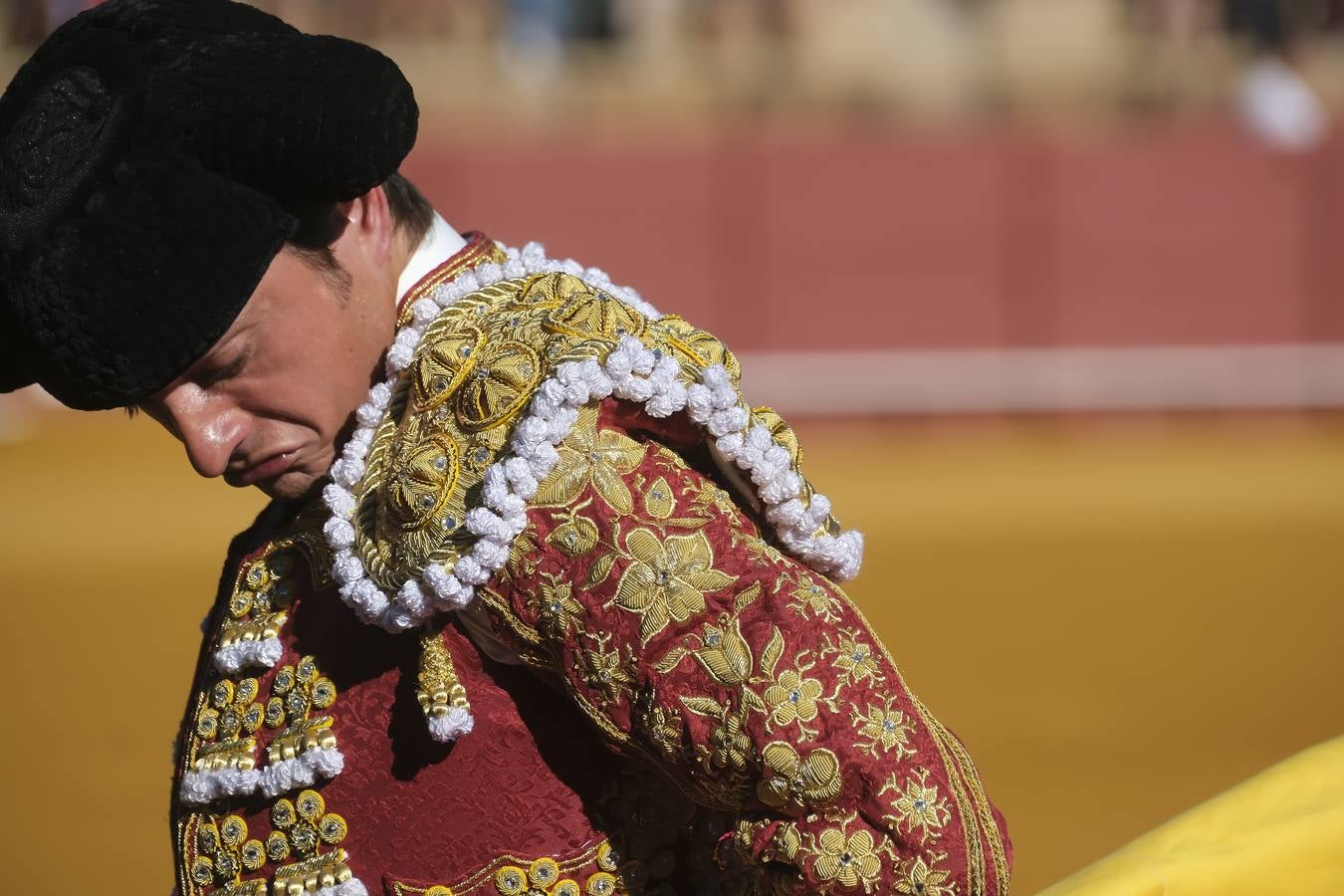 Lama de Góngora, en la corrida del dieciséis de abril de 2023 en la Plaza de Toros de Sevilla 