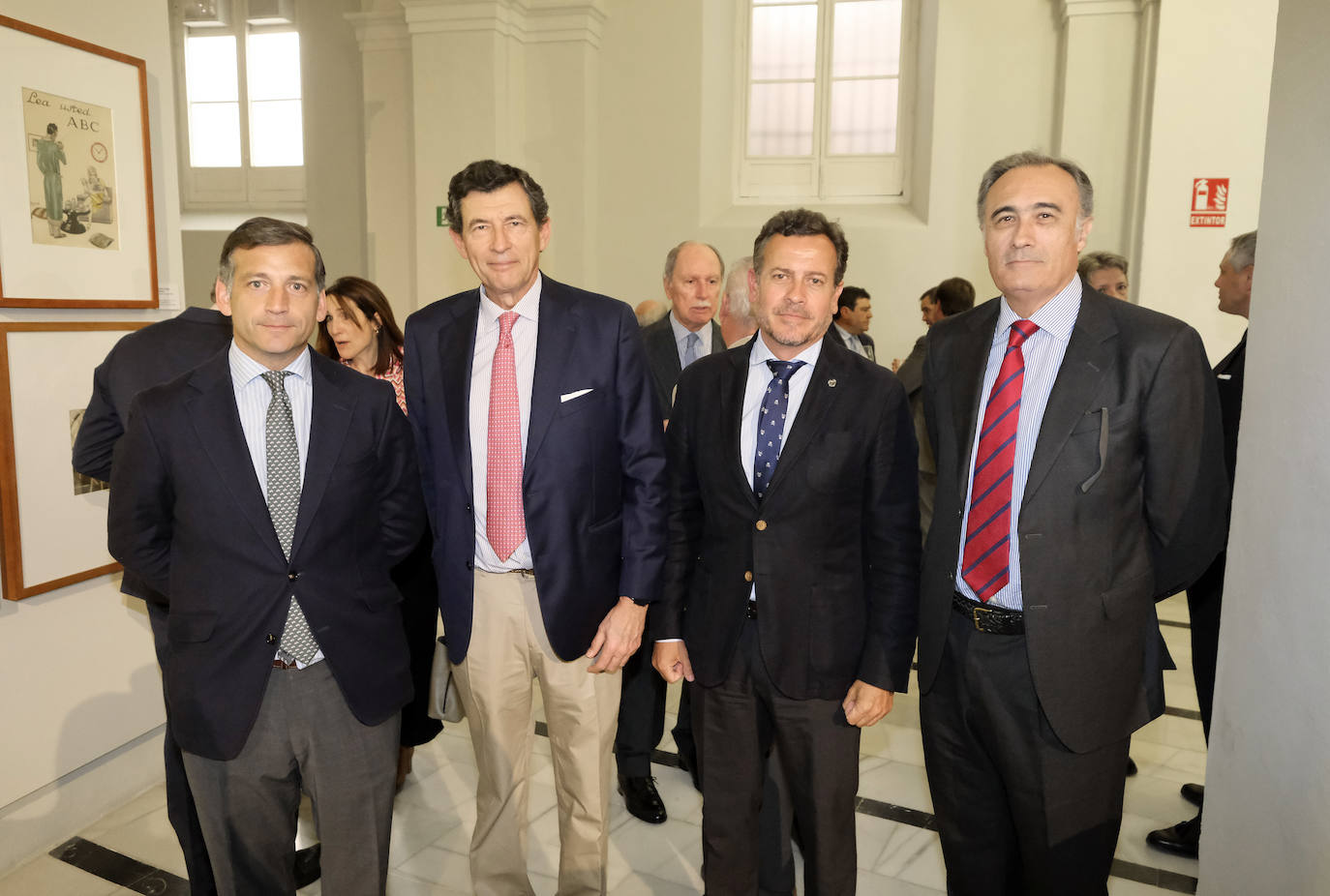 Álvaro Domínguez, Camilo Valenzuela, Carlos León y Jesús Rossi