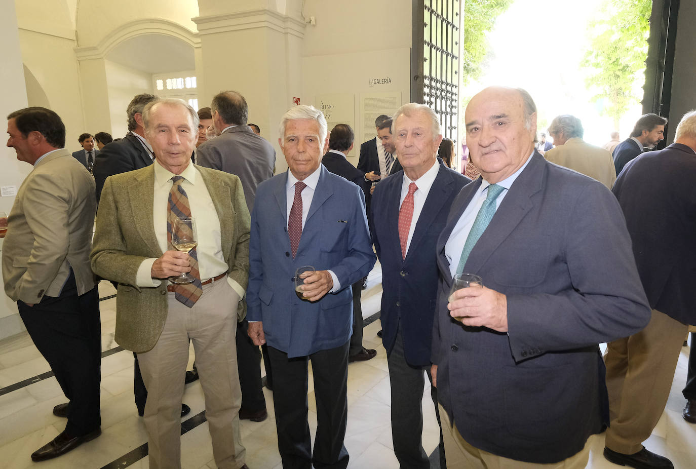 José Peña Ortega, Manuel Peña, Nicolás Álvarez Domínguez y Filomeno de Aspe