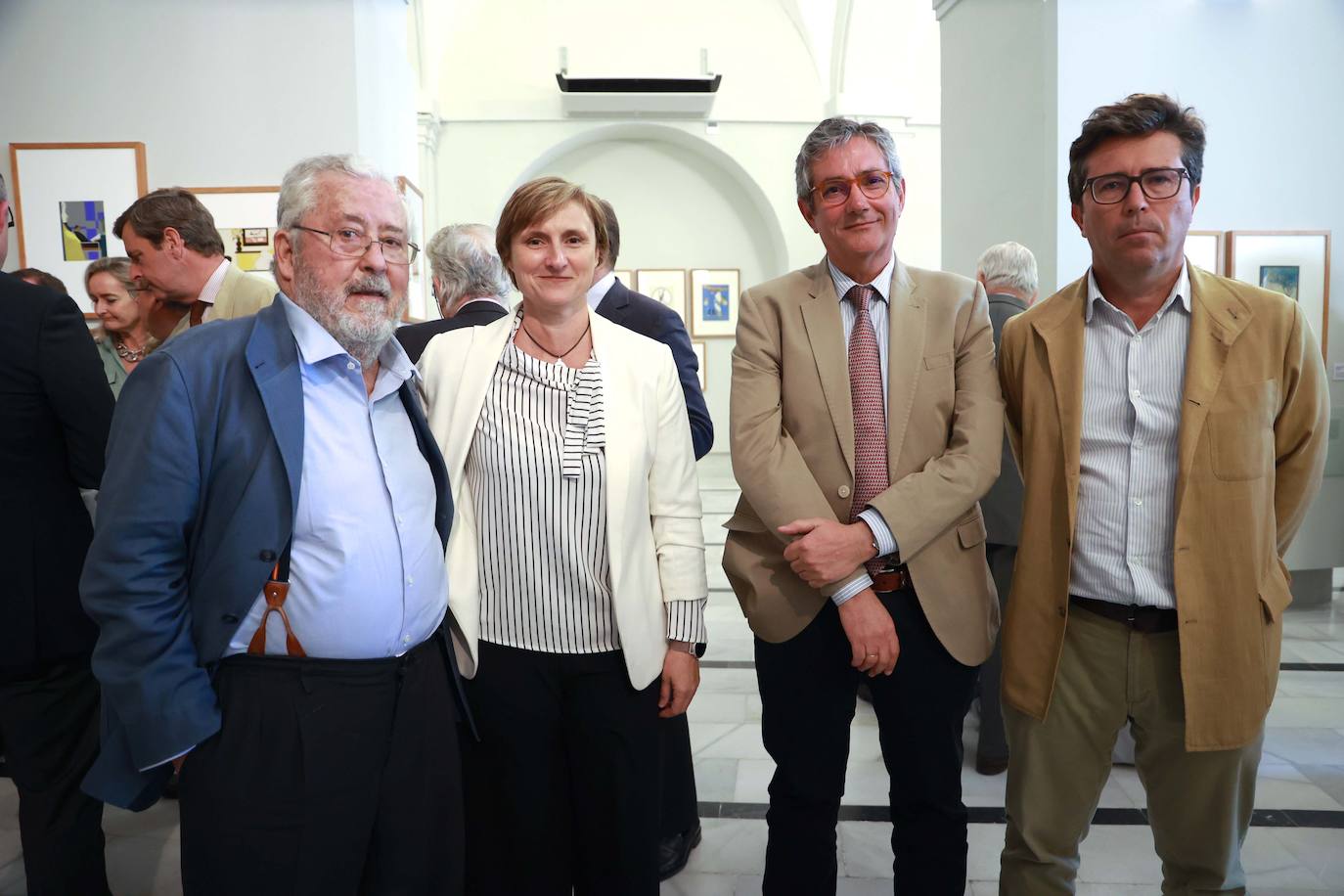 Isidoro Millas, María Morales Medina, Antonio Caro e Isidoro Millas Pradera