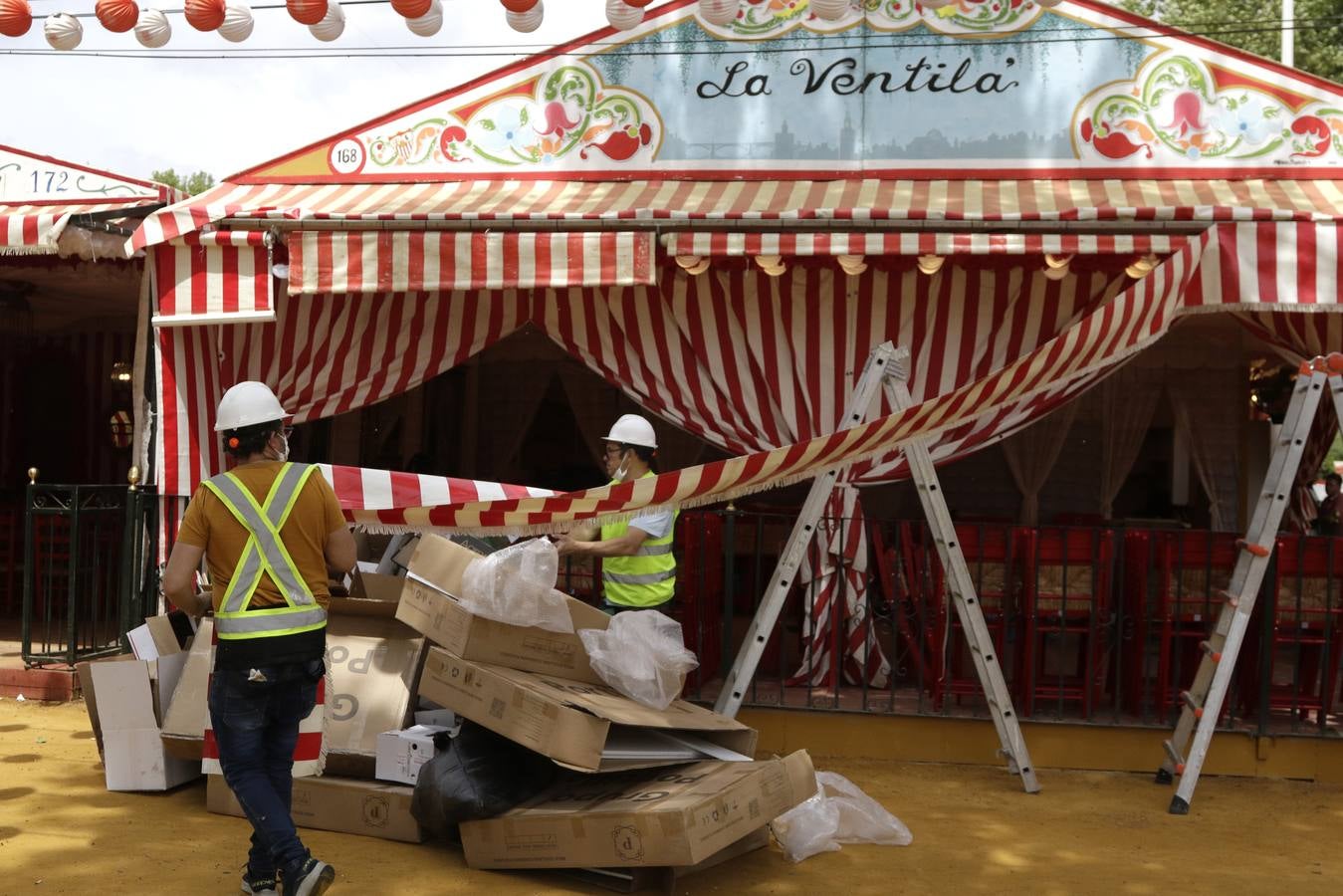 En el Real se dan los últimos retoques a las casetas