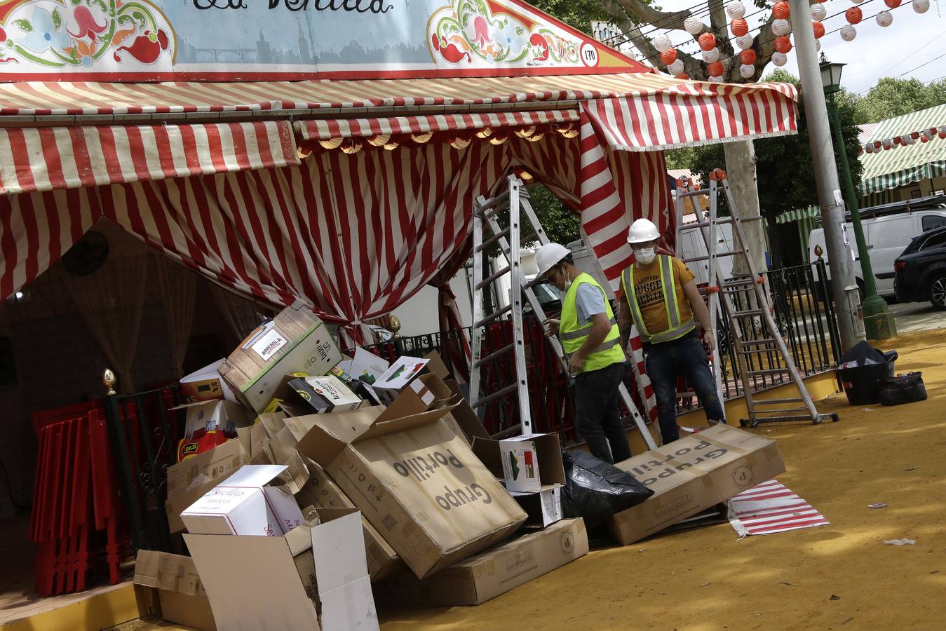 En el Real se dan los últimos retoques a las casetas