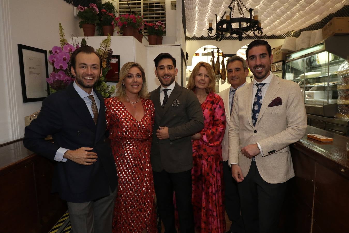 Francisco Descalzo, Rosa Gallego, Jesús Atehortua, Cruz Villafranca, Diego Noguera y Miguel Gallego