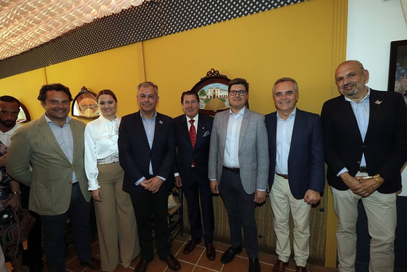 Manuel Loreto, Minerva Salas, José Luis Sanz, Miguel Gallego, Álvaro Pimentel, Juan Bueno y Manuel Alés