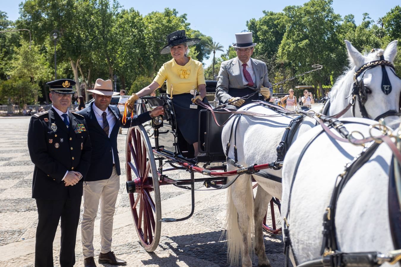 Entrega de trofeos del Campeonato Internacional de Enganches de Tradición en Sevilla