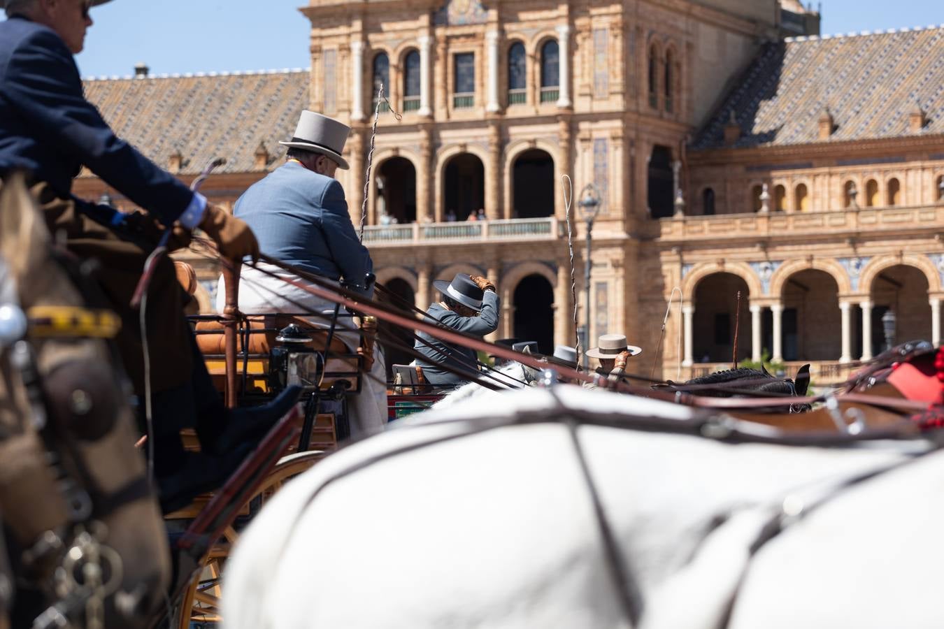 Entrega de trofeos del Campeonato Internacional de Enganches de Tradición en Sevilla