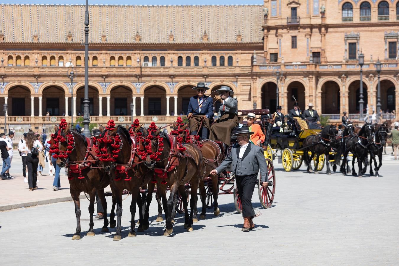Entrega de trofeos del Campeonato Internacional de Enganches de Tradición en Sevilla