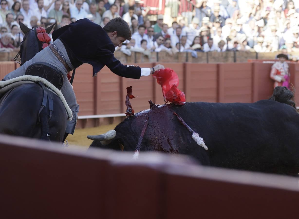 Domingo triunfal de Guillermo Hermoso de Mendoza en la plaza de toros de Sevilla