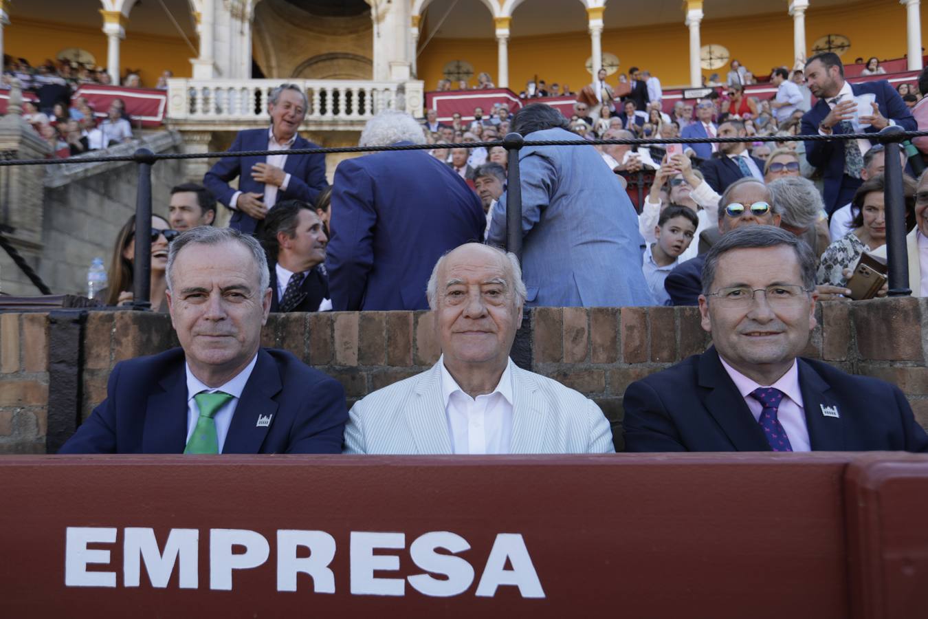 Carlos Melero, Ramón Valencia y Amador Enseñat