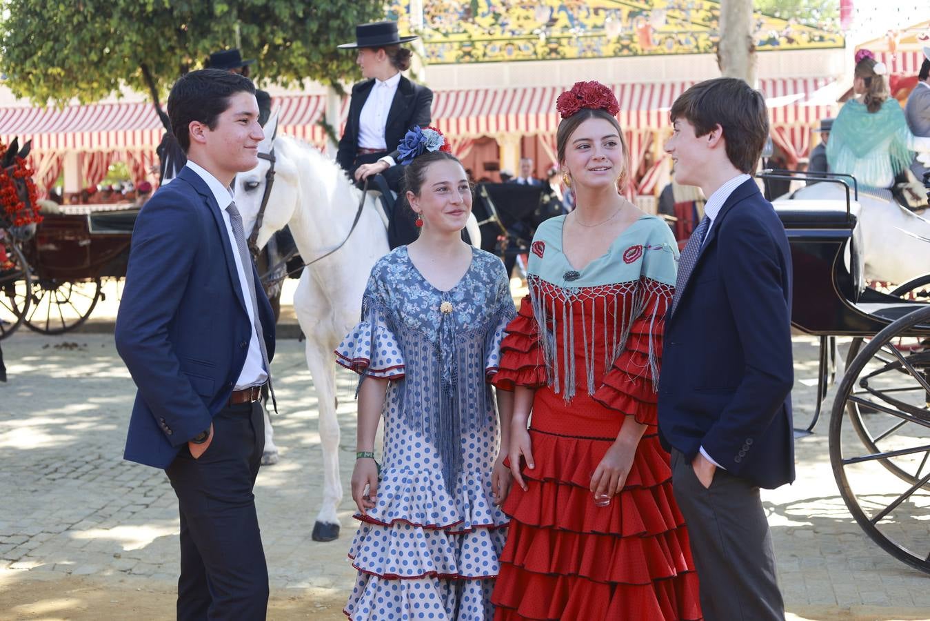 Arturo Montes, Marí­a Luisa Melgarejo, Carolina Montoto y Nacho Montes