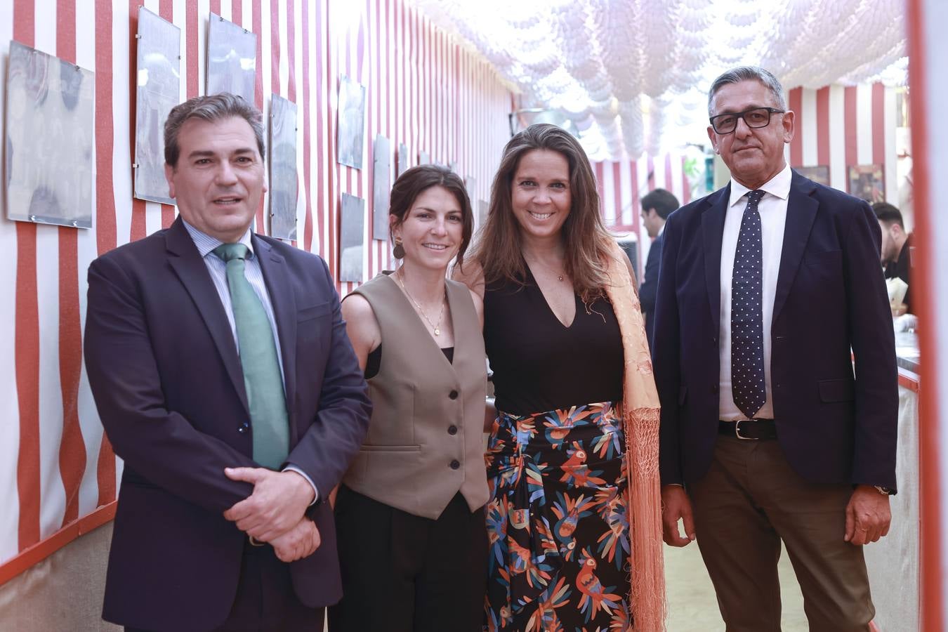 Oscar Márquez, Ana Arrese, Estrella Ibáñez y Pepe Bouza