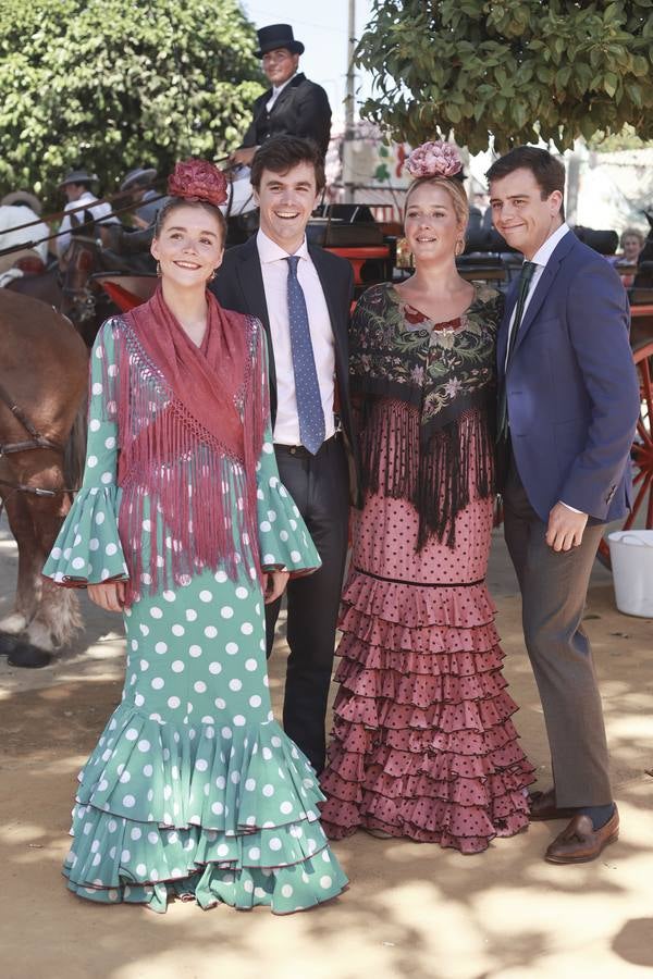 Constanza Flórez, Julián Calero, Blanca Cerro y Álvaro Jiménez