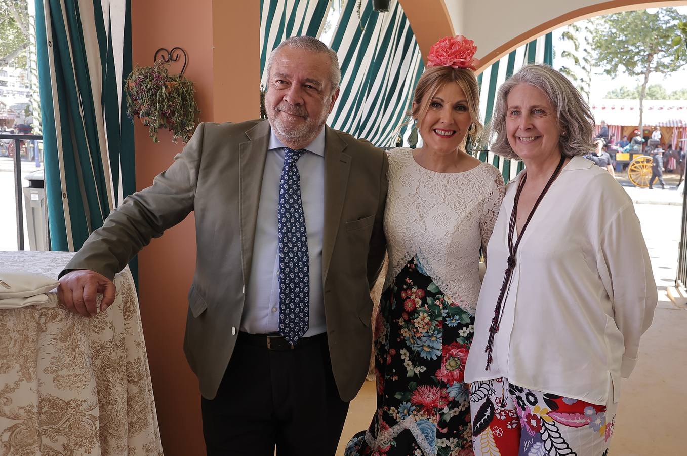 Recepción en la caseta del Colegio de Ingenieros Industriales