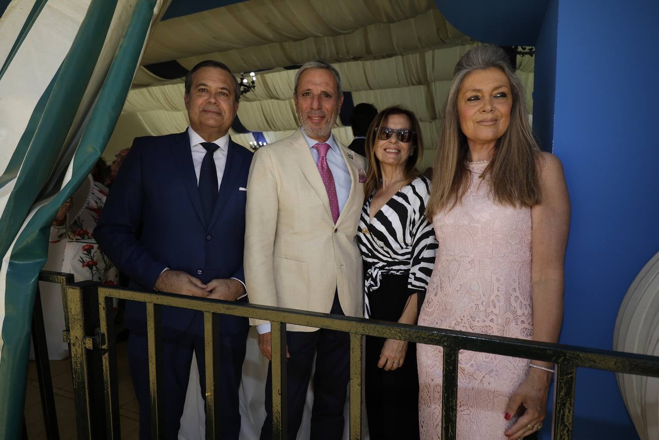 Recepción en la caseta de la Policía Nacional