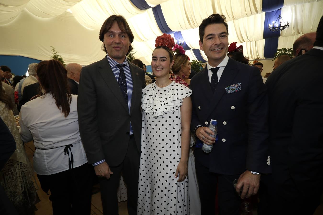 Recepción en la caseta de la Policía Nacional