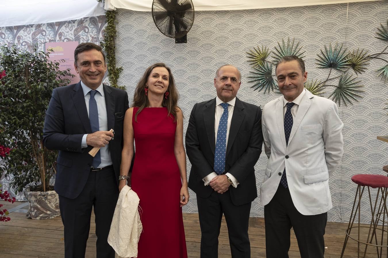 La recepción en la caseta de Viamed estuvo muy animada