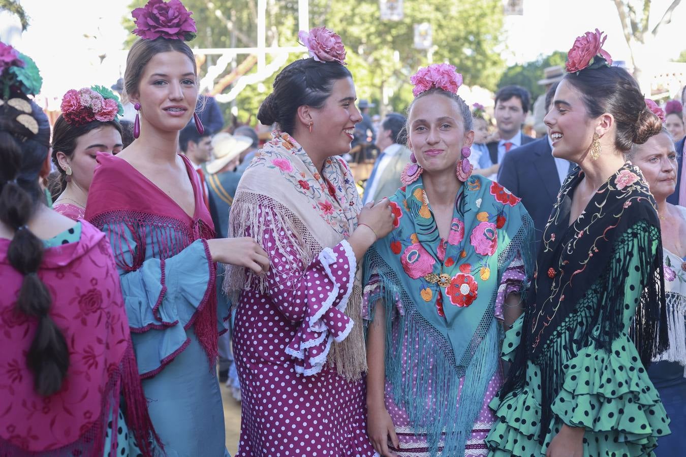 Chiara del Cuvillo, Macarena Leónida, Martina López-Quiñones e Isabel Herrero