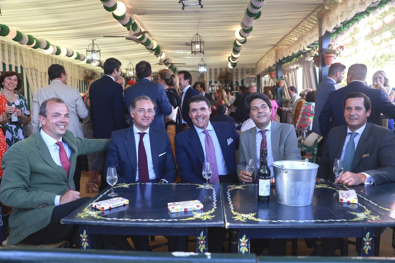 Tito Escribano, Antonio Herrero, Zacarí­as León, Pablo Murillo e Ignacio Gallego