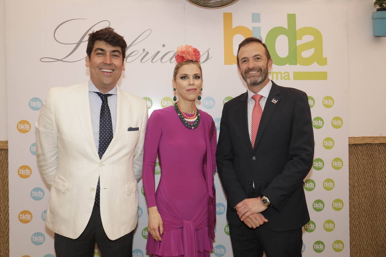 Recepción en la caseta de Bidafarma