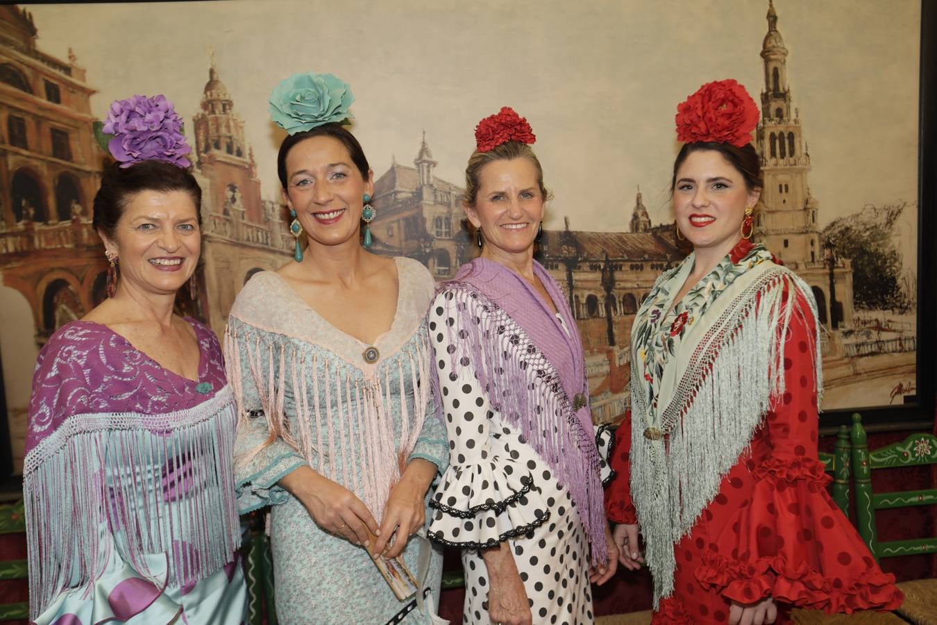 Recepción en la caseta 'Er Tronquito'